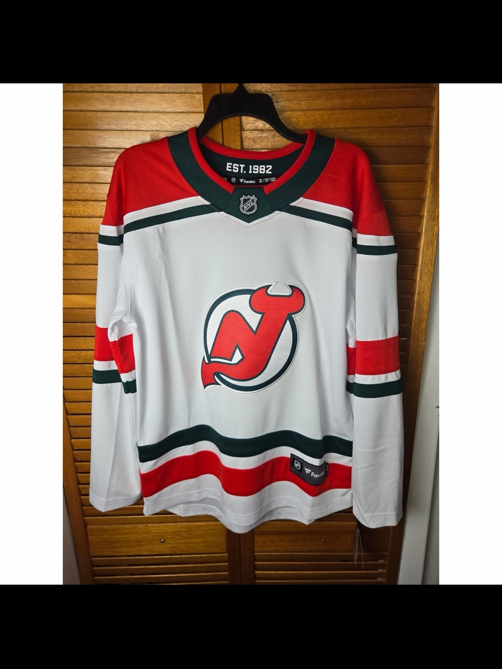 Fanatics New Jersey Devils Breakaway Away Jersey XS NEW